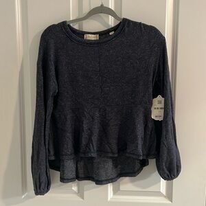 Peplum sweater